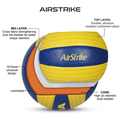 Airstrike PU Match All Surface Volleyball - Image 5