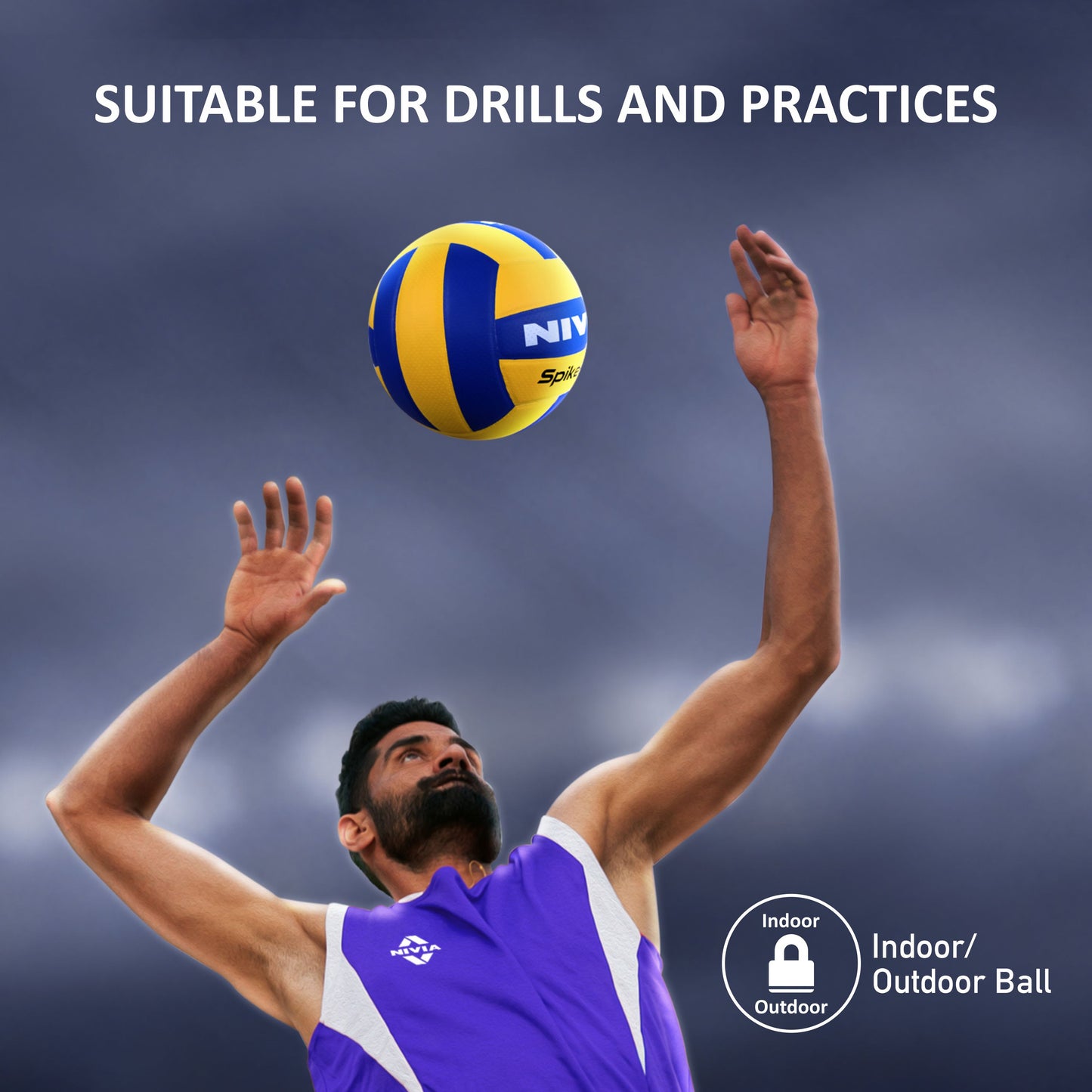 Spikester PU Training All Court Volleyball - Image 8