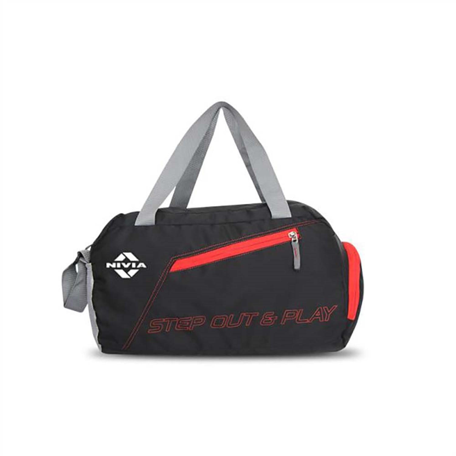 NIVIA Sportspace 2.0 Polyester Gym Bag, Unisex Gym Bags, Adjustable Shoulder Bag for Men, Duffle Gym Bags for Men, Sports Kit, Duffle Bags Travel,Capacity-18 litres - Image 7