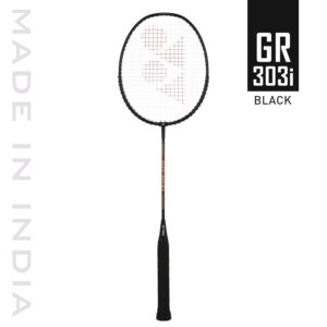 Yonex GR 303 Aluminium Blend Badminton Racquet with Full Cover (Black)