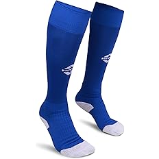 Nivia Ashtang 2.0 Football Stockings, Soccer Stockings, Stockings for Men (Blue, Small)