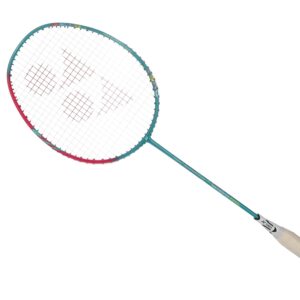 Yonex Arcsaber 2 Feel Strung Badminton Racquet, Lightweight 4U4, (Black/Pink)