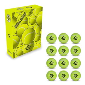 Nivia Cricket Tennis Ball, Heavy Weight Ball, Practice Ball, Cricket Training Ball - (Pack of 12 Balls)
