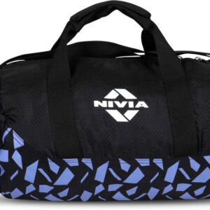 NIVIA Beast Gym Bag-4 Polyester, Unisex Gym Bags, Shoulder Bag for Men & Women with Separate Shoes Compartment, Carry Gym Accessories,Sports & Travel Bag, Capacity- 21 litres