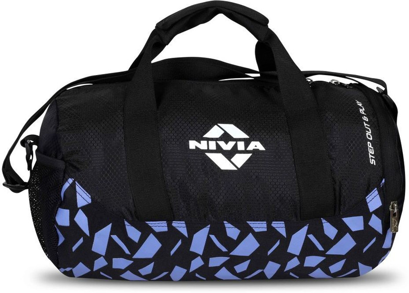 NIVIA Beast Gym Bag-4 Polyester, Unisex Gym Bags, Shoulder Bag for Men & Women with Separate Shoes Compartment, Carry Gym Accessories,Sports & Travel Bag, Capacity- 21 litres