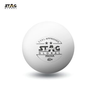 STAG GLOBAL 2 Star Plastic Table Tennis Ball White Available Pack Of 12 ,30, 72, 90