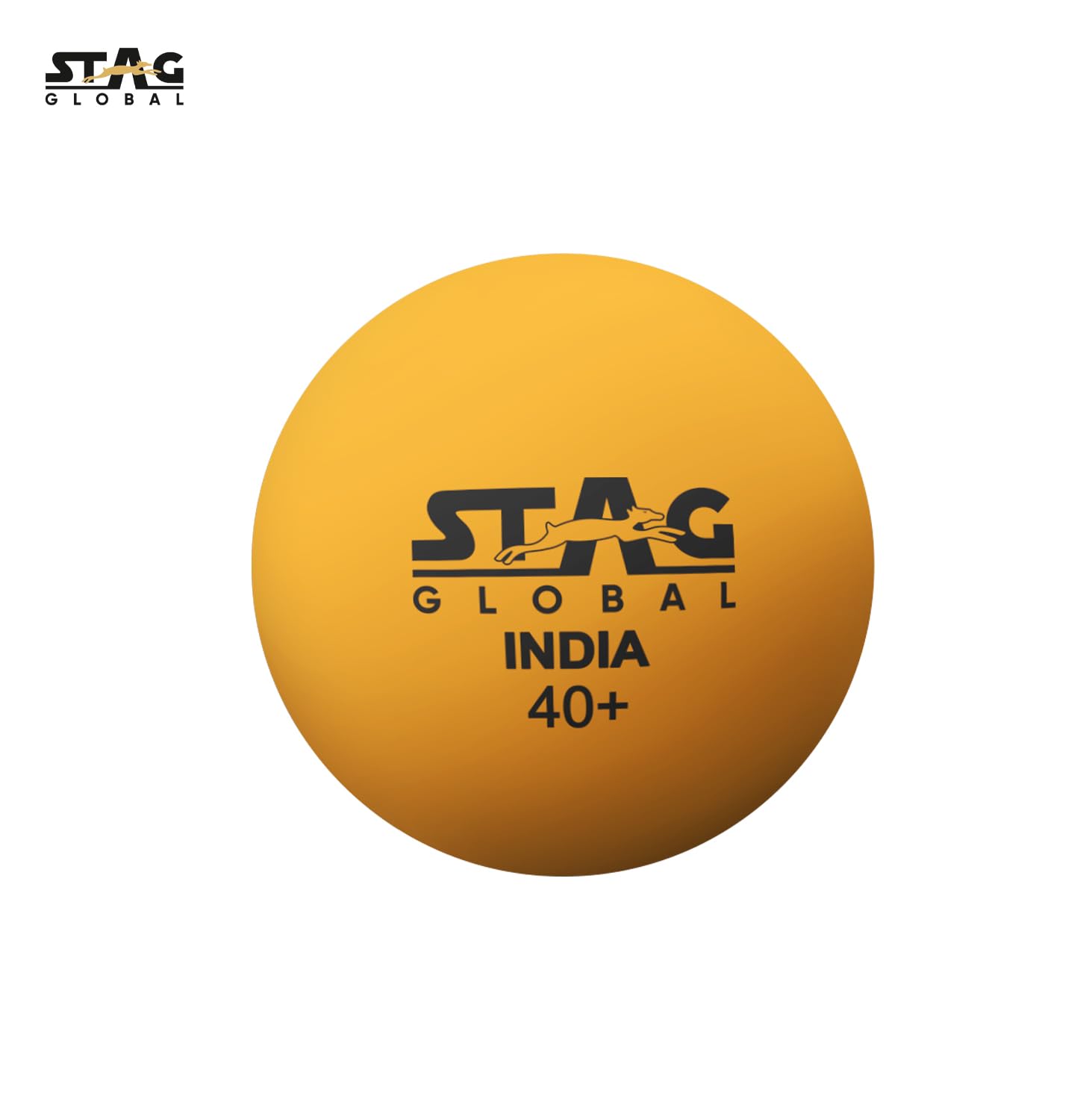 STAG GLOBAL Seam Plastic Table Tennis Ball Orange Available Pack Of 12 ,30, 72, 90 - Image 2