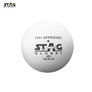 STAG GLOBAL 1 Star Plastic Table Tennis Ball White Available Pack Of 12 ,30, 72, 90