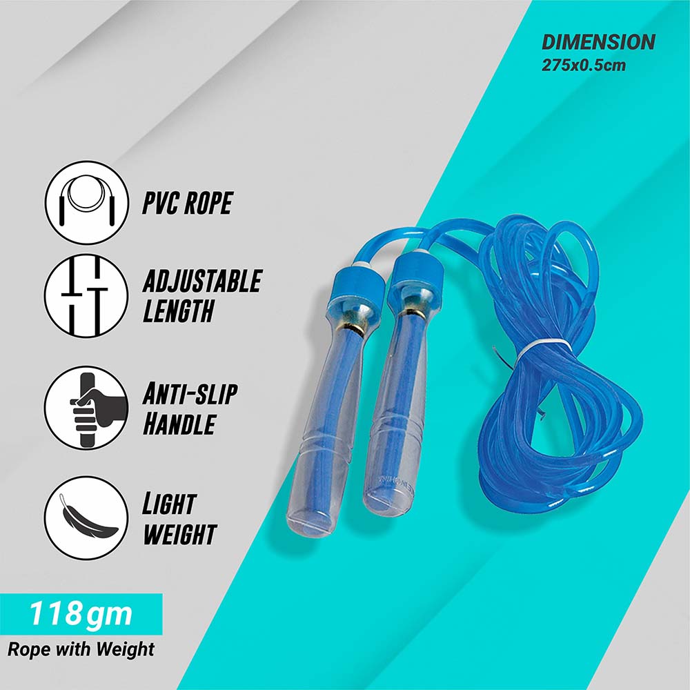 Nivia Skipping Rope With Weight - Image 3