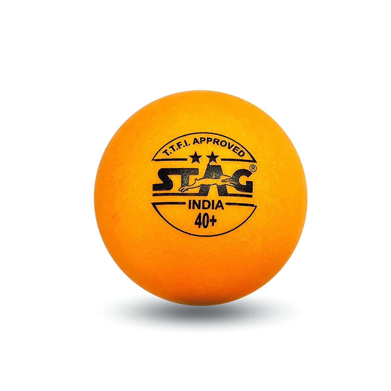 STAG GLOBAL 2 Star Plastic Table Tennis Ball Orange Available Pack Of 12 ,30, 72, 90