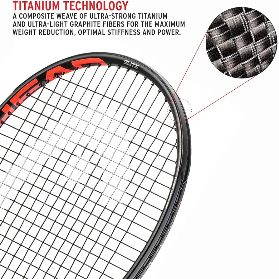 HEAD Ti. Radical Elite Tennis Racquet (Strung) - Image 6