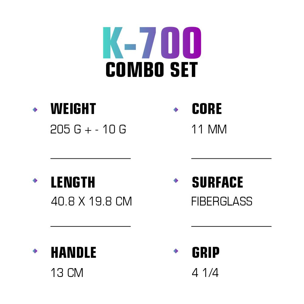 K-700 Pickleball Couple's Set - Image 7