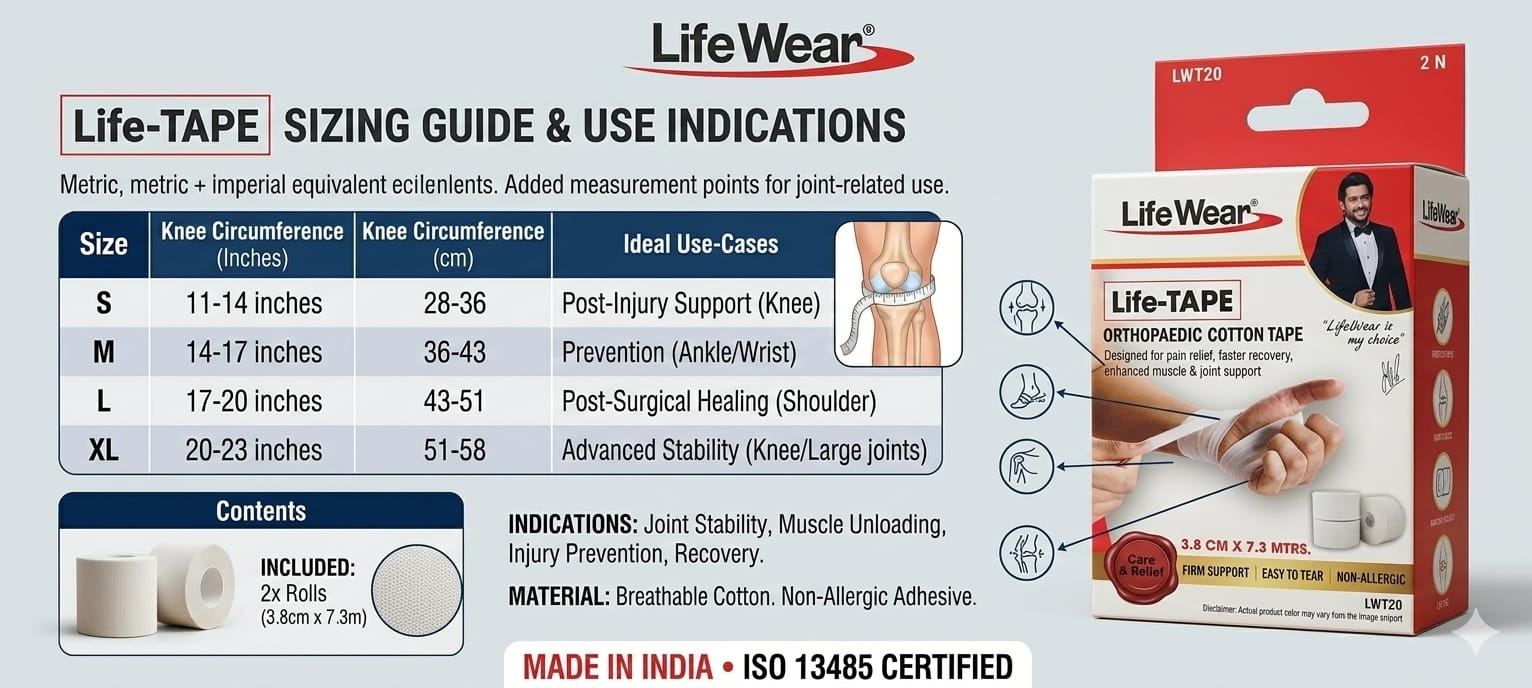 LIFE WEAR TAPE ORTHOPAEDIC COTTON TAPE - Image 3