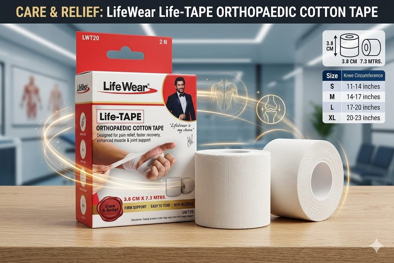 LIFE WEAR TAPE ORTHOPAEDIC COTTON TAPE