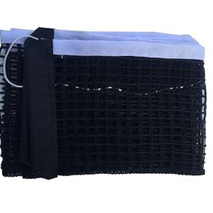 STAG GLOBAL Expert Cotton Table Tennis Net & Post Set | Quick Easy Setup | Cotton Mesh Net | Indoor & Outdoor Compatible on Standard Size Table