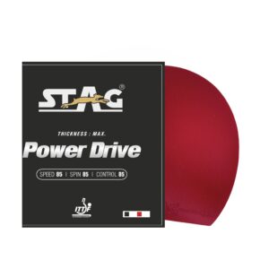 STAG GLOBAL Power Drive Table Tennis Racket Rubber