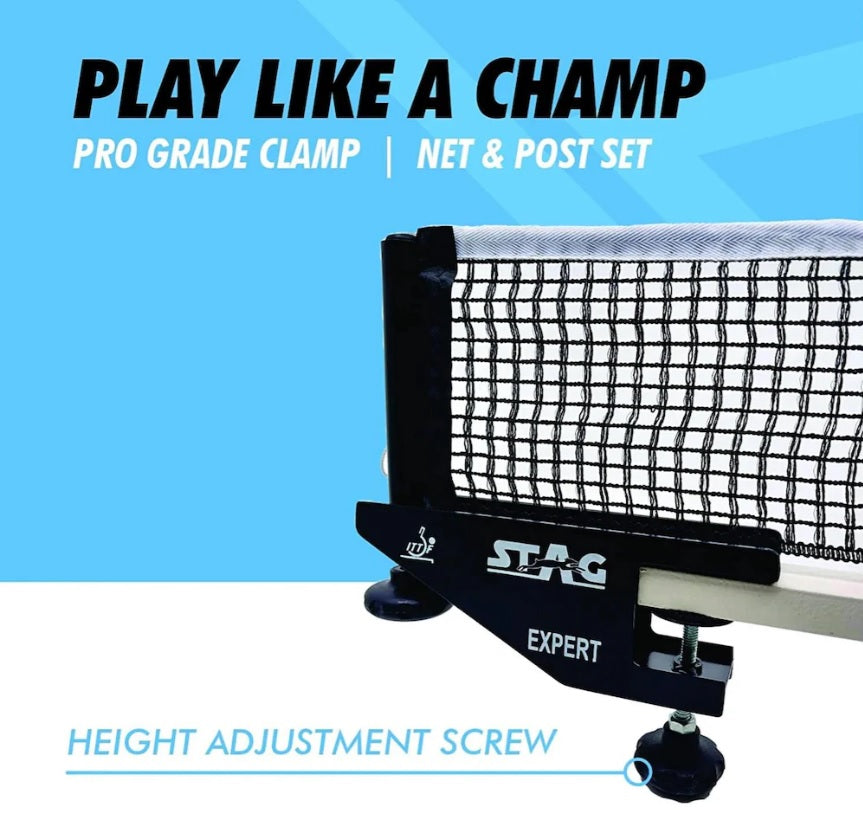 STAG GLOBAL Expert Professional Grade Table Tennis (T.T) Net & Post Set, ITTF Approved - Image 4
